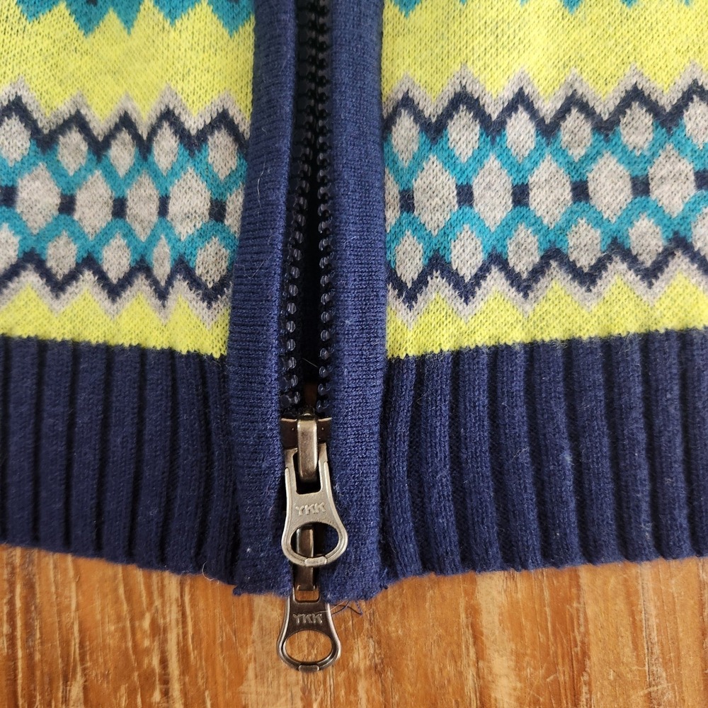 Title Nine Full Zip Midline Hoodie Cardigan Women's XS Merino Wool Blend Aztec - Picture 8 of 13